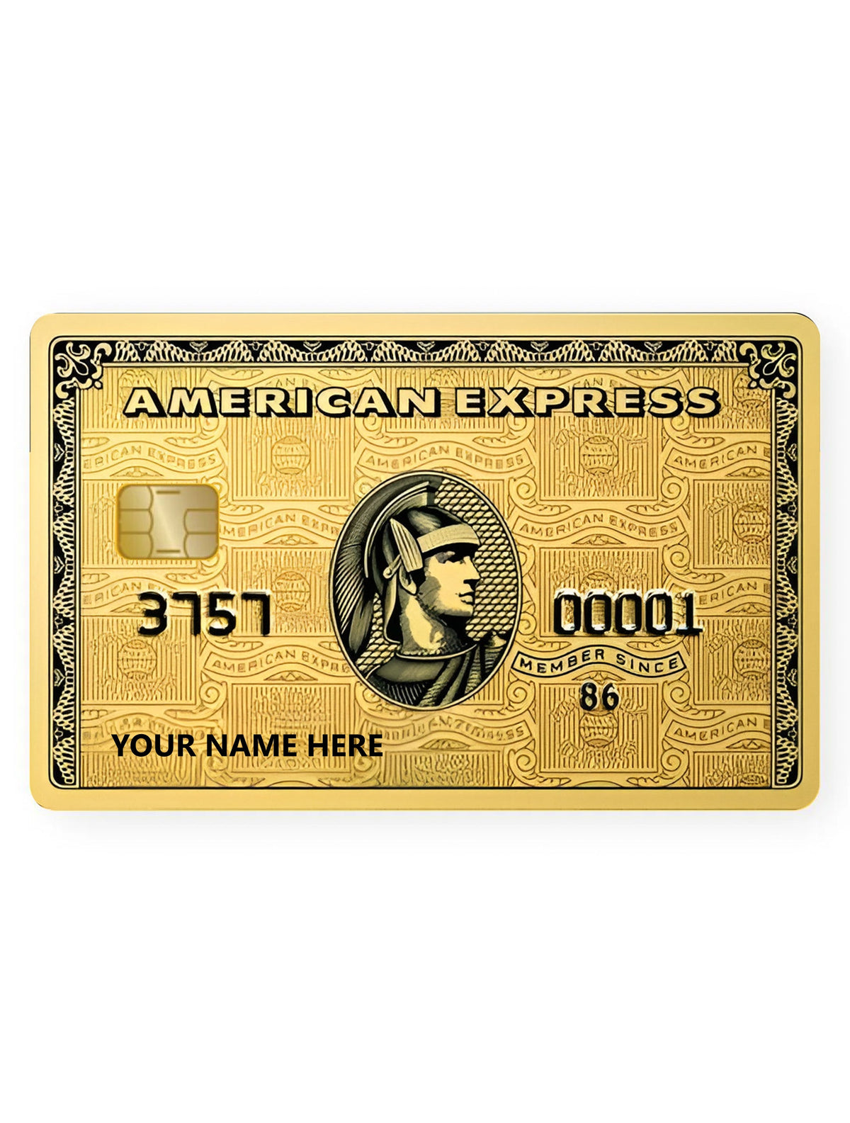 American Express Gold Card Skin 3M Material