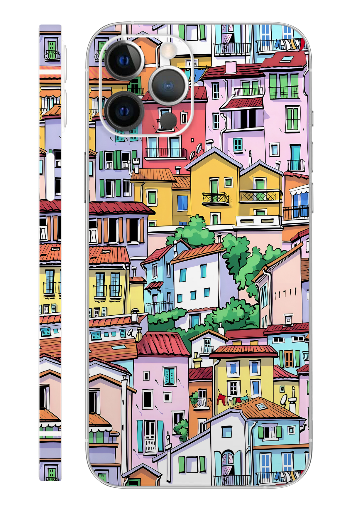 Boho Village Abstract Mobile Scratch less Skin 3M Material