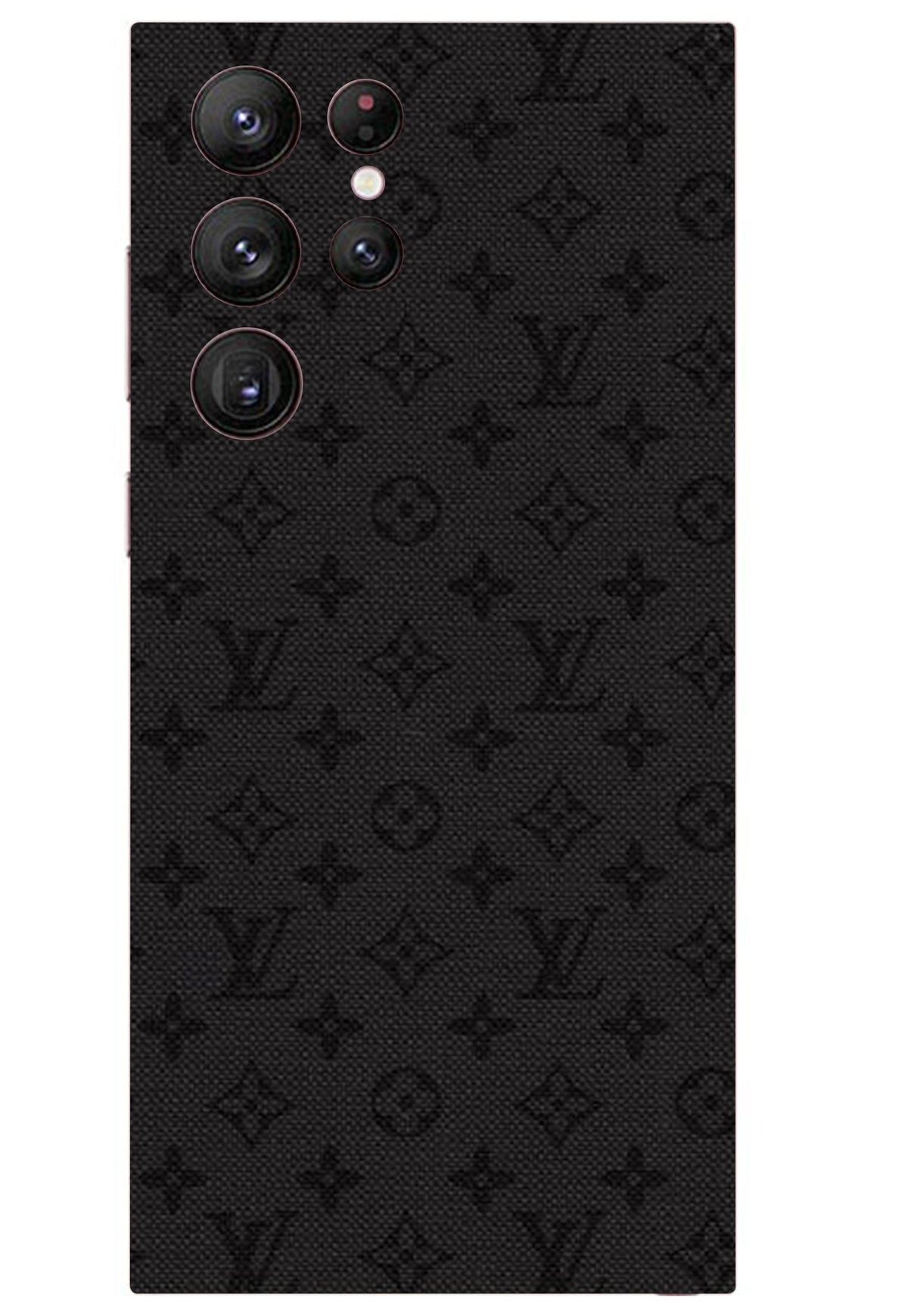 Black LV Design 3M Premium Material Mobile Skins