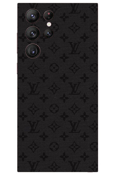 Black LV Design 3M Premium Material Mobile Skins