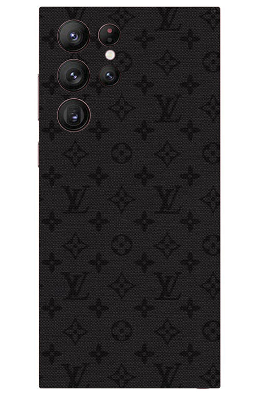 Black LV Design 3M Premium Material Mobile Skins