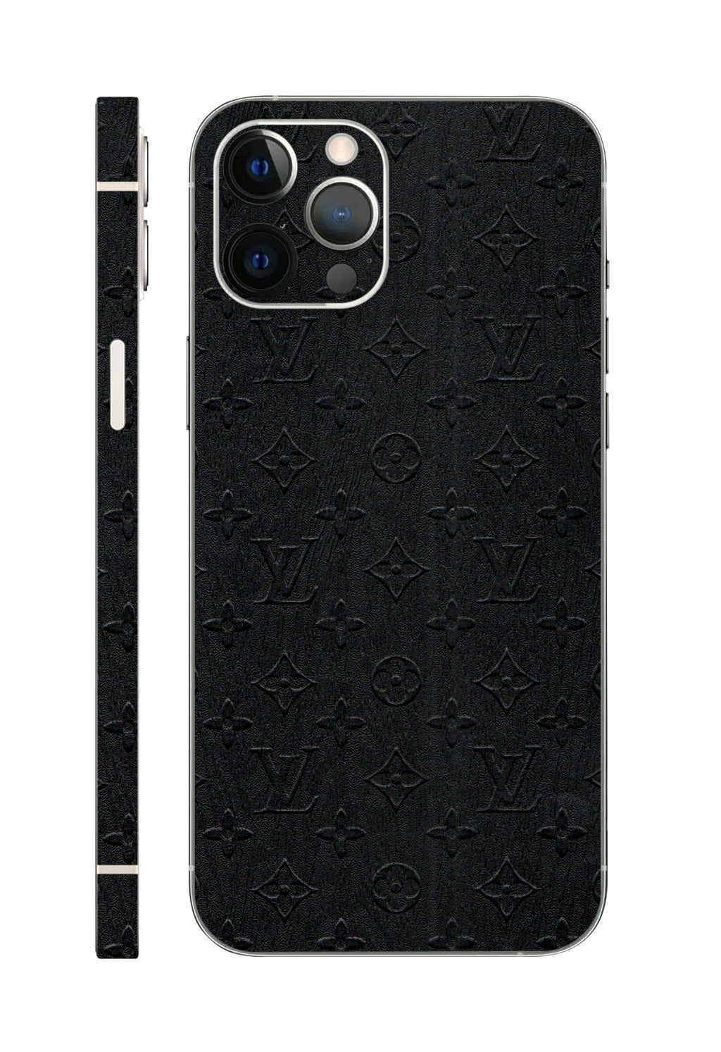 Black LV Design 3M Premium Material Mobile Skins