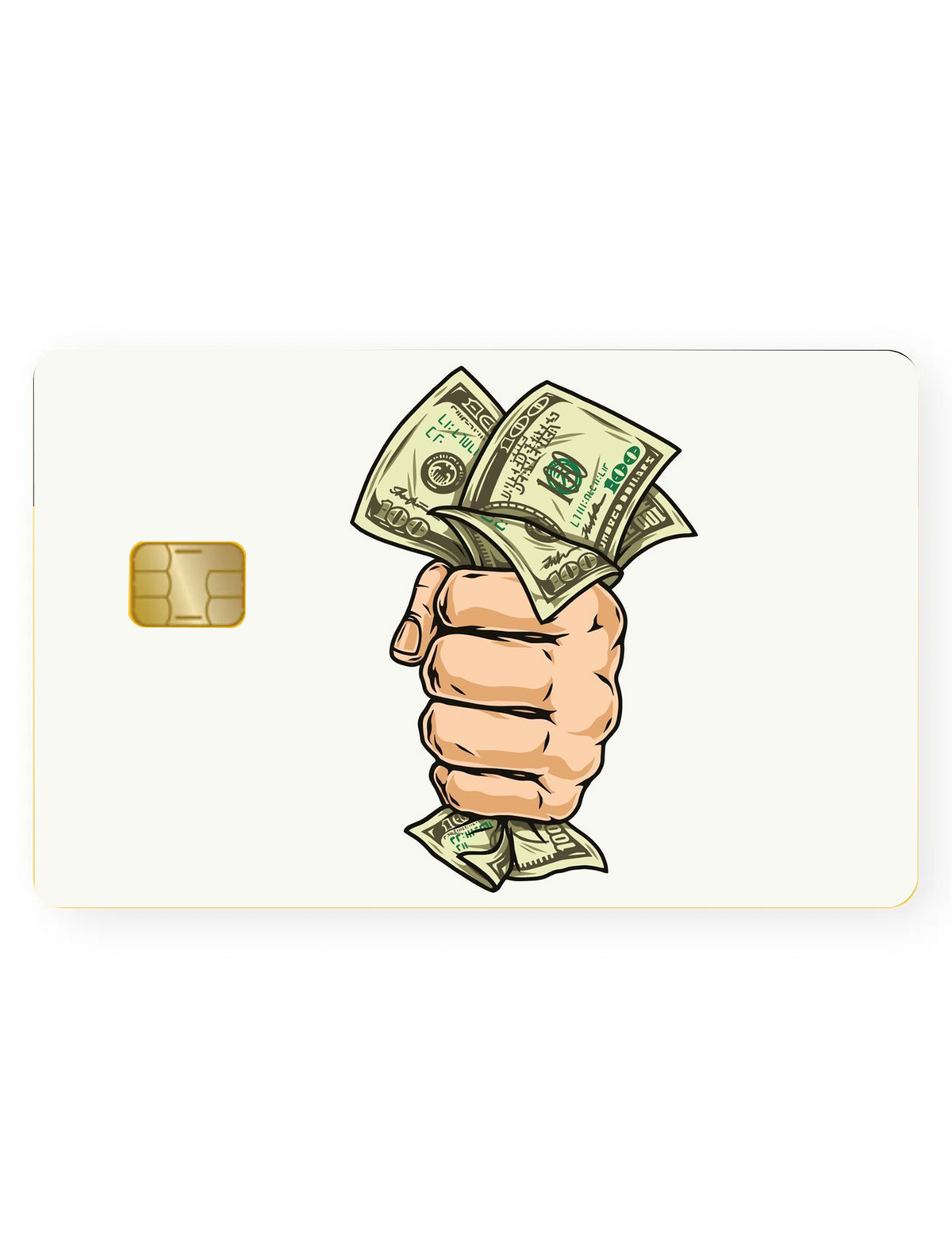 Doller In Palm Card Skin 3M Material