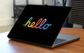 Hello Pattern Laptop 3M Premium Skins