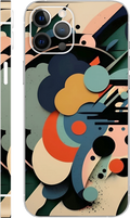 Abstact Color Rect Design Mobile 6D Skin