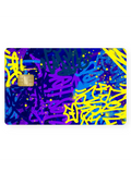 Abstract Color Card Skin 3M Material