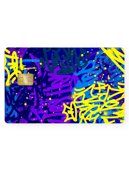 Abstract Color Card Skin 3M Material