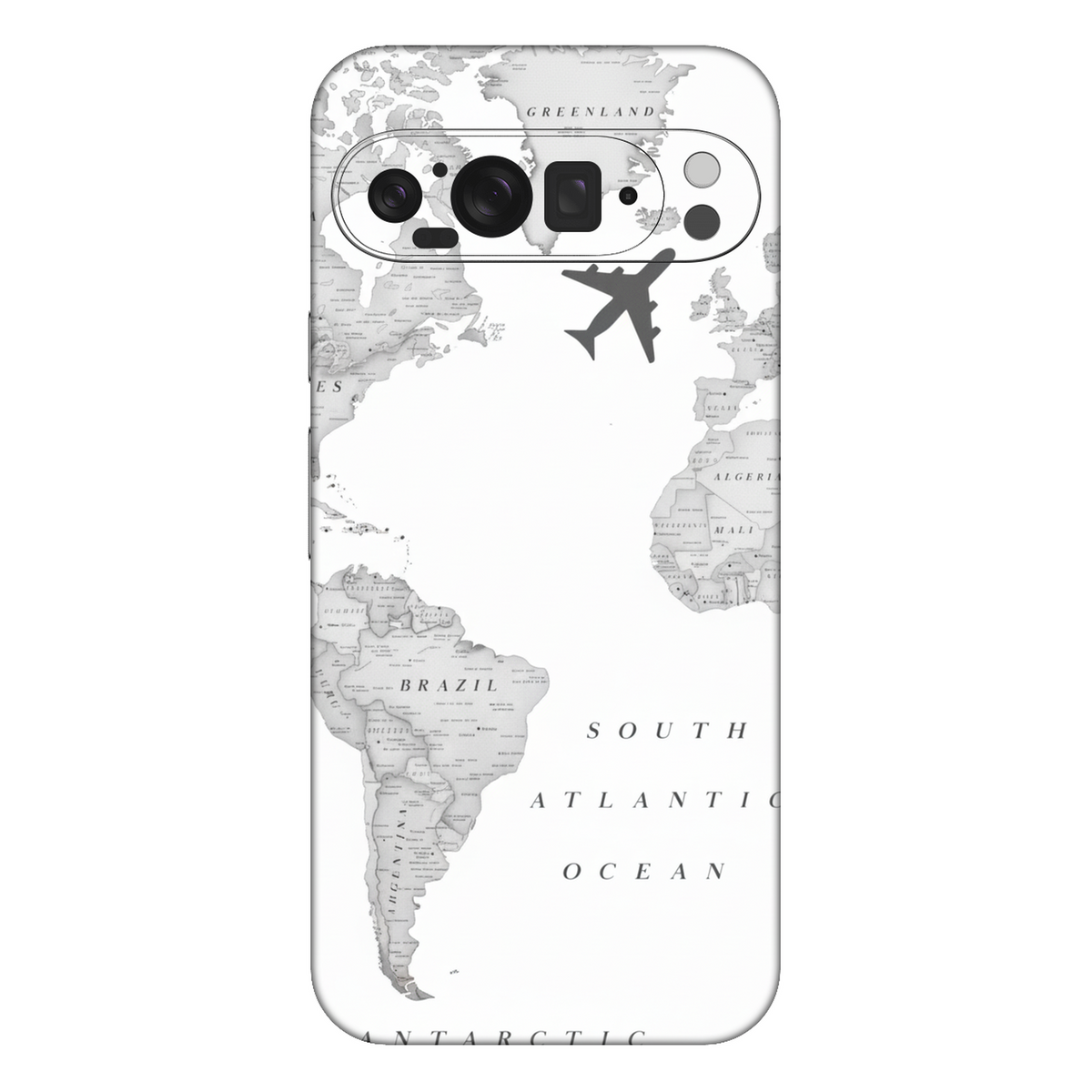 World Map Mobile Transparent Skin