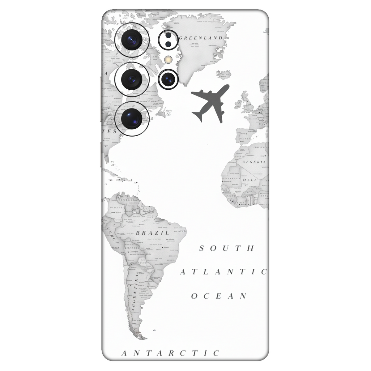 World Map Mobile Transparent Skin