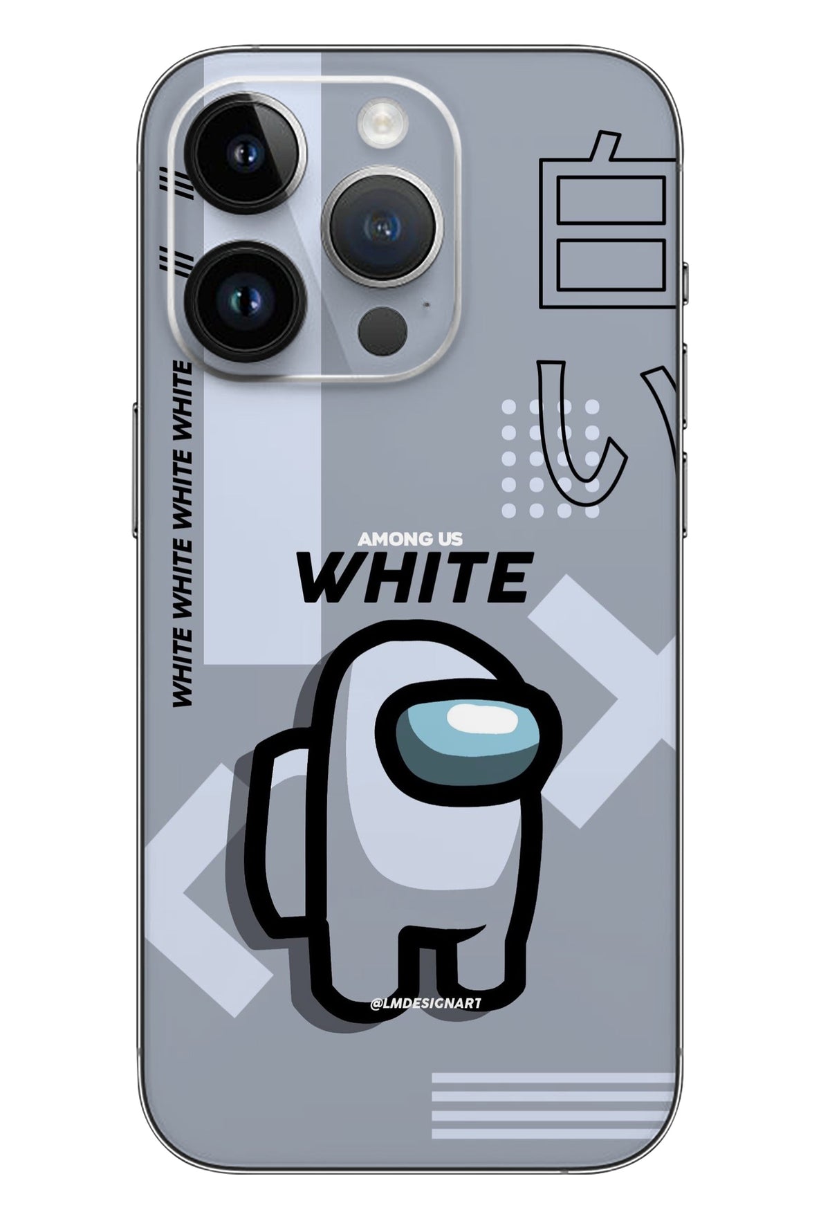 Among Us White Mobile 6D Skin
